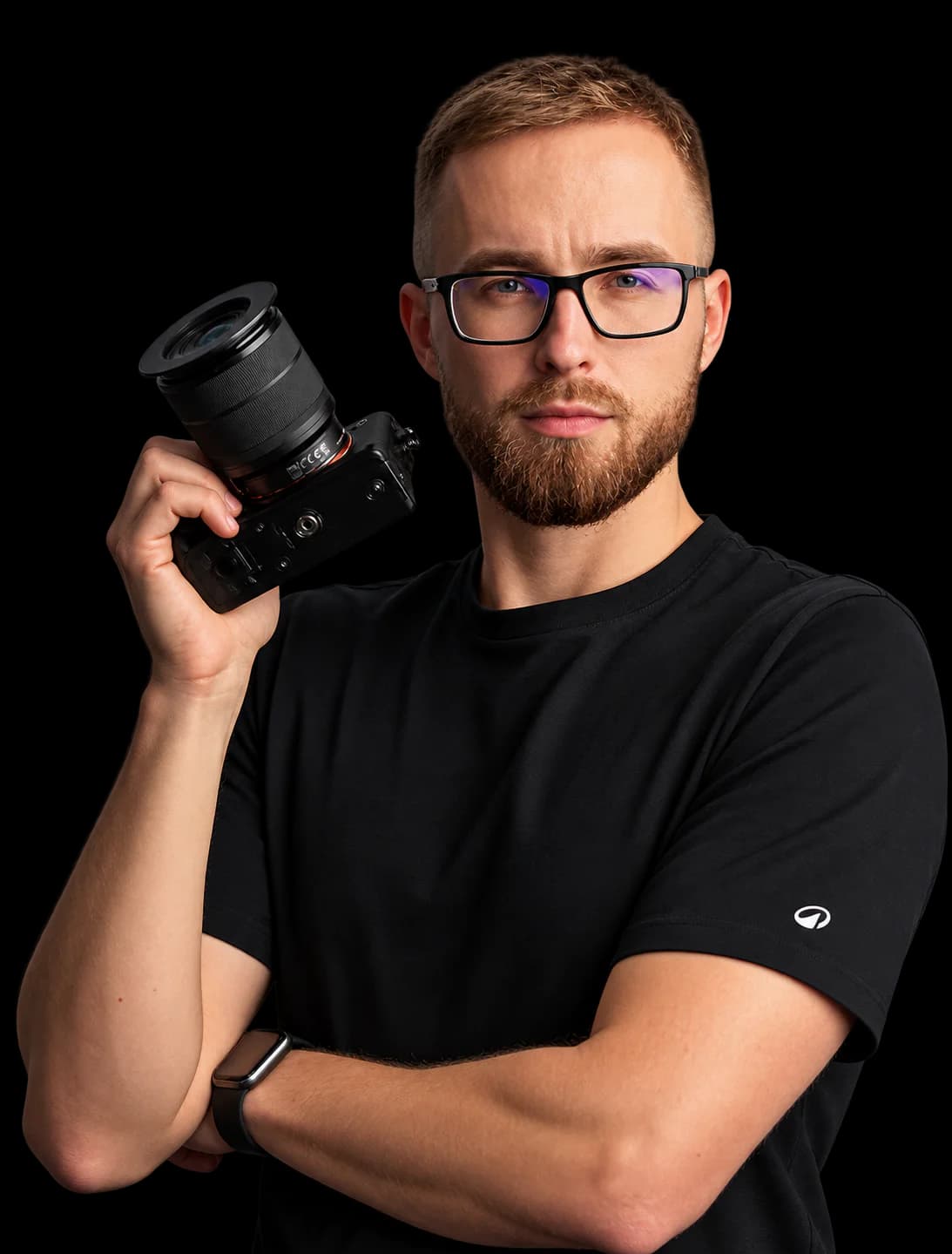 Roman Macháč s fotoaparátem